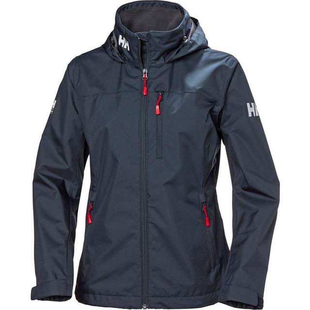 Helly Hansen Women's Crew Hooded Midlayer Sailing Jacket Navy S - Navy Blue