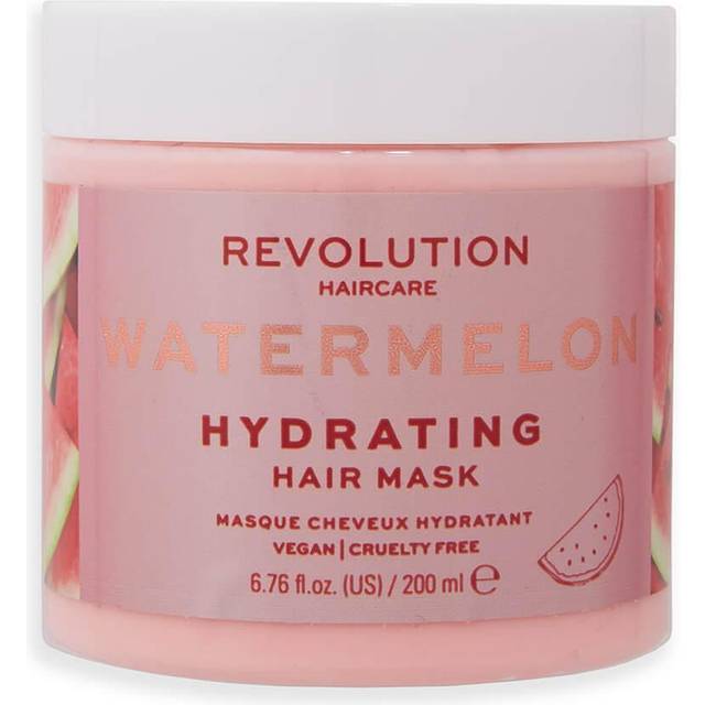 Revolution watermelon hydrating hair mask vegan 2 x 200ml