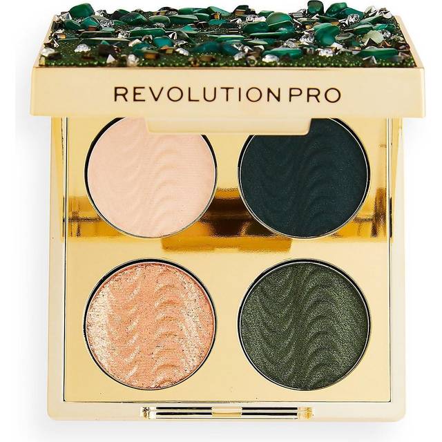 Revolution Beauty London Pro Ultimate Eye Quad Eyeshadow Palette So Jaded 4 Shades 3.2g