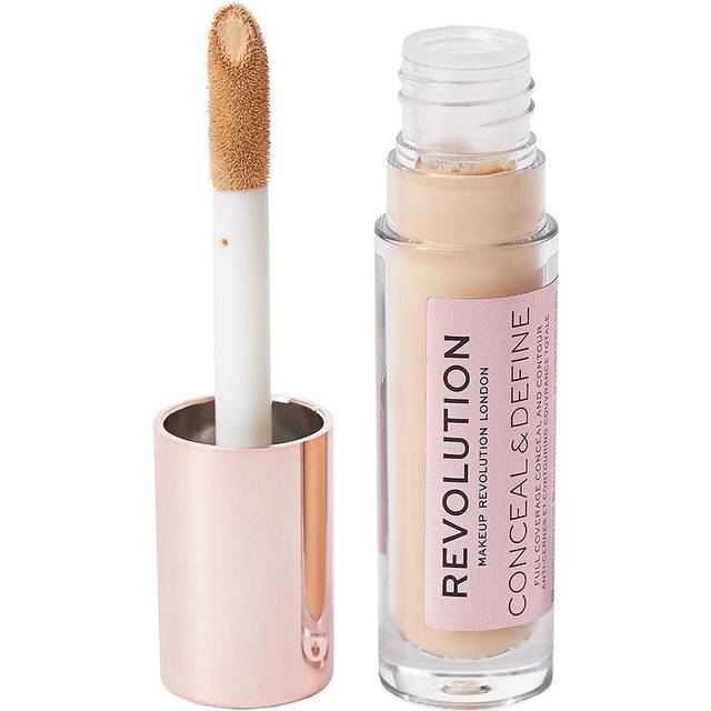 Makeup Revolution Conceal & Define Flytande concealer Skugga C4.5 4 g