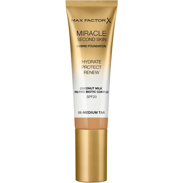 Max Factor Max Factor Miracle Second Skin Foundation 08 Medium Tan