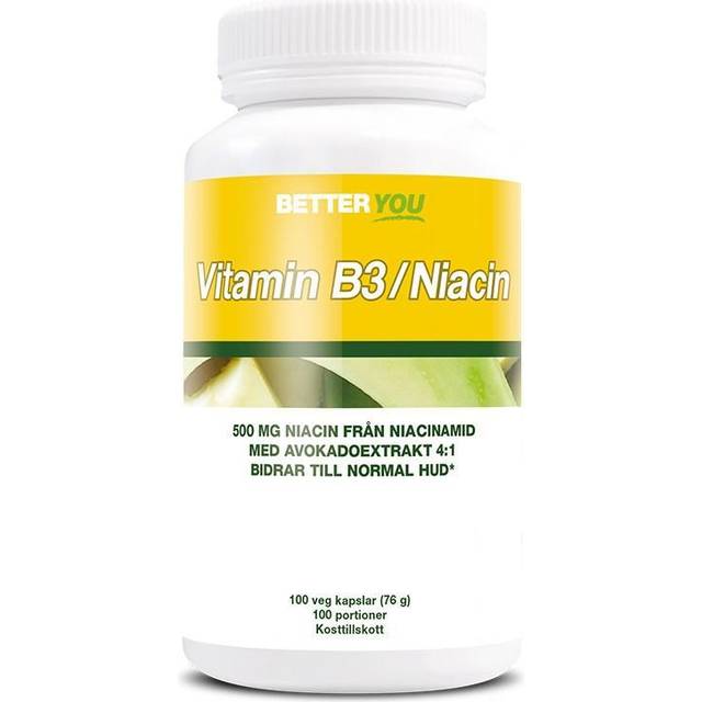 Better You Vitamin B3 / Niacin - 100 kapslar