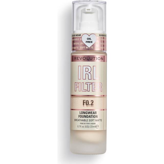 Makeup Revolution IRL Filter Longwear Foundation 23ml (Various Shades) - F.02