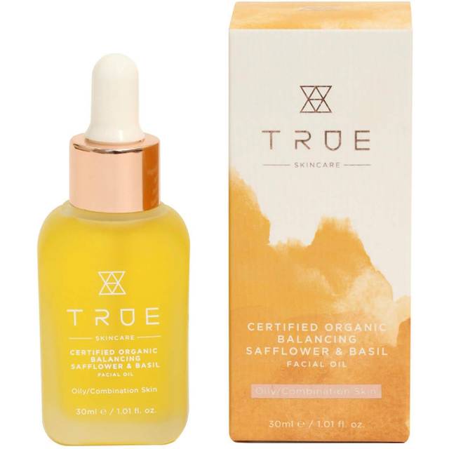 TRUE Skincare Balancing Safflower & Basil Facial Oil 30ml