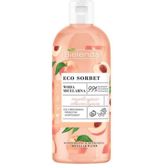 Bielenda Eco Sorbet Peach Micellar Water Moisturizing And Refreshing 500ml