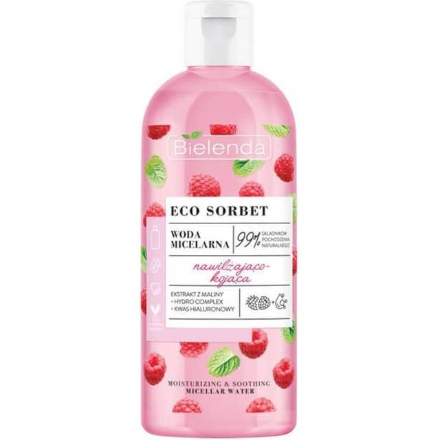 Bielenda Eco Sorbet Raspberry Micellar Water Moisturizing And Soothing 500ml