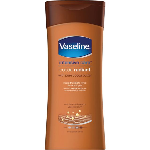 Vaseline Cocoa Radiant 8737866 Kroppslotion, Brun, 200 ml