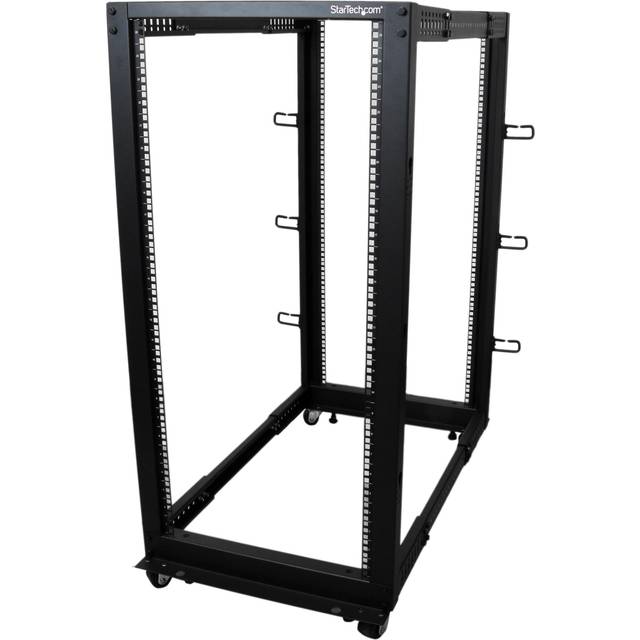 StarTech 25U Adjustable Depth Open Frame 4 Post Server Rack - StarTech.com