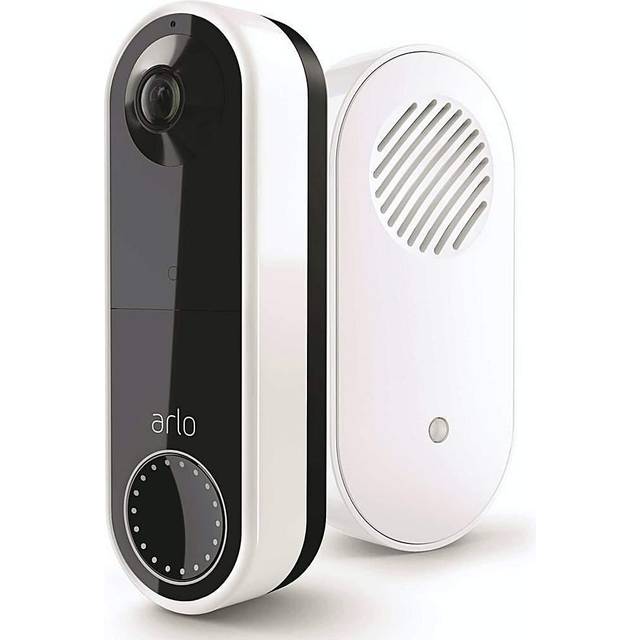 Arlo Essential Wireless Video Doorbell & Chime 2 Bundle, 1080p HD doorbell camera HD, 2-Way Audio, Package Detection, Motion Detection and A