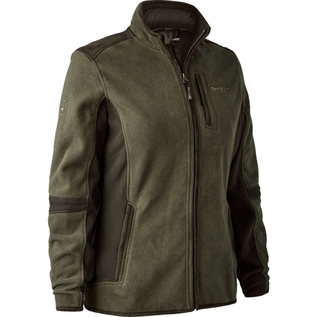 Deerhunter Lady Pam Bonded Fleecejacka Dam Graphite Green Melange 40 (36)