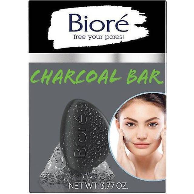 Biore U-BB-2541 Pore Penetrating Charcoal Bar Soap for Unisex - 3.77 oz