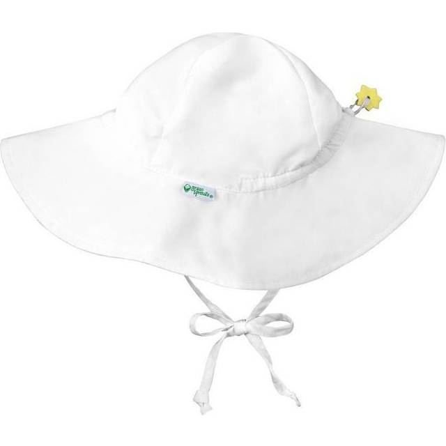 i play. Baby Flap Sun Protection Swim Hat, White, 9-18 Months