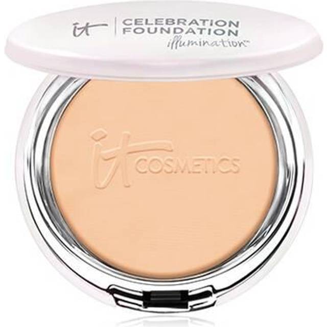 IT Cosmetics Celebration Foundation Illumination  Medium (W) - Full-Coverage  Anti-Aging Powder Foundation - Blurs Pores  Wrinkles & Imperfections - 0