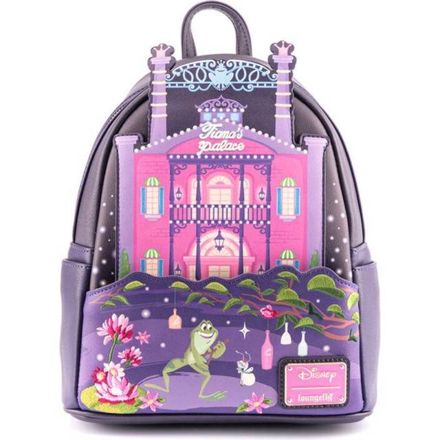 Girl's backpack Loungefly Disney Palace The Frog Tiana Princess - Violet - 22.5x26.25x11.25 cm