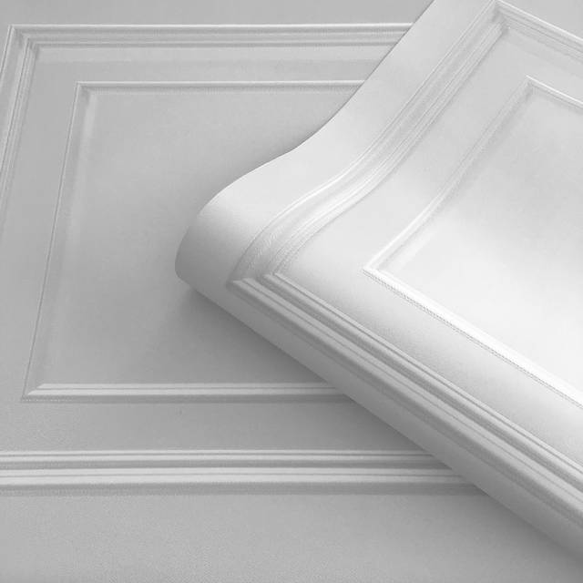 Belgravia Decor Amara Panel Soft Silver Wallpaper 10m x 53cm, Silver