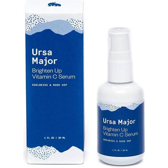 Ursa Major Natural Vitamin C Serum | Brightening Formula Revitalizes Dull Skin and Smooths Skin's Tone | Targets Wrinkles  Sagging and Loss of Firmnes