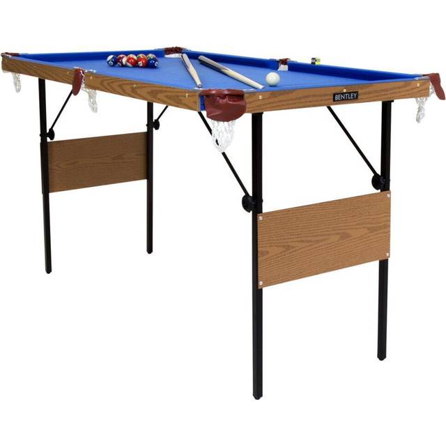 Charles Bentley 4ft 6in Blue Pool Games Table