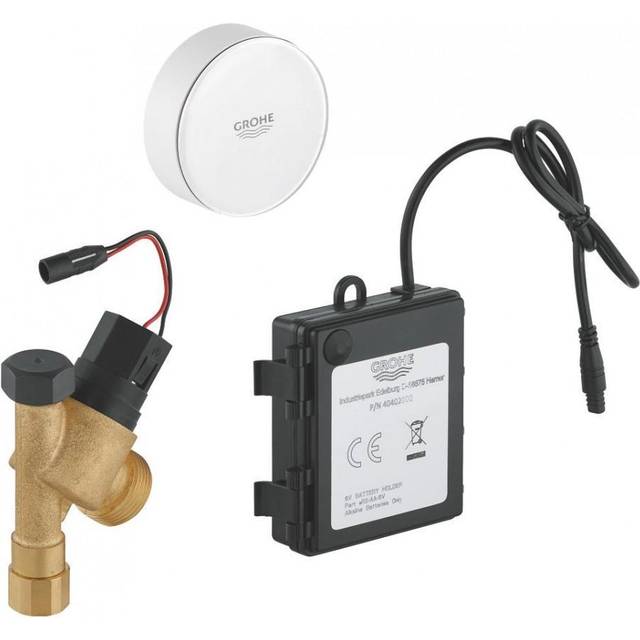 GROHE 40402000 switch batteridriven avstängningsventil för diskmaskin, superstål