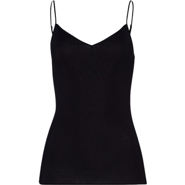 Hanro Cotton Seamless Camisole - Black