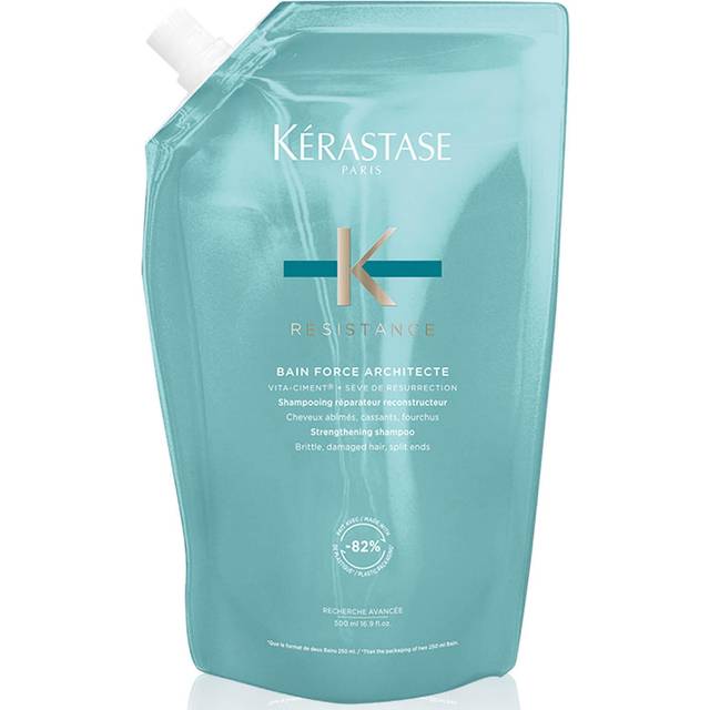 Kérastase Résistance Bain Force Architecte Befästande schampo för svagt och lätt skadat hår 500 ml