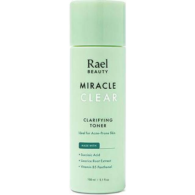 Toner, Miracle Clear Clarifying Toner - Facial Toner for Face, Oily and Acne Prone Skin, with Succinic Acid, Hydrating Vitamin B5, Vegan, Cruelty Free