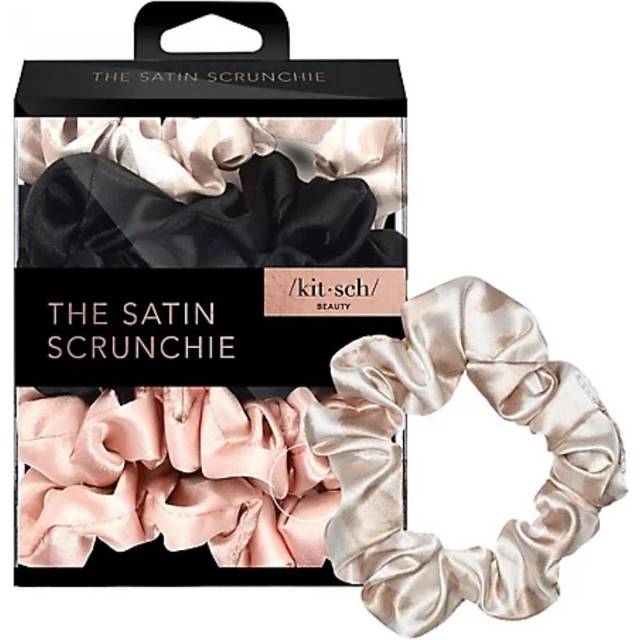 Kitsch Satin Sleep Scrunchies - Assorted X 5