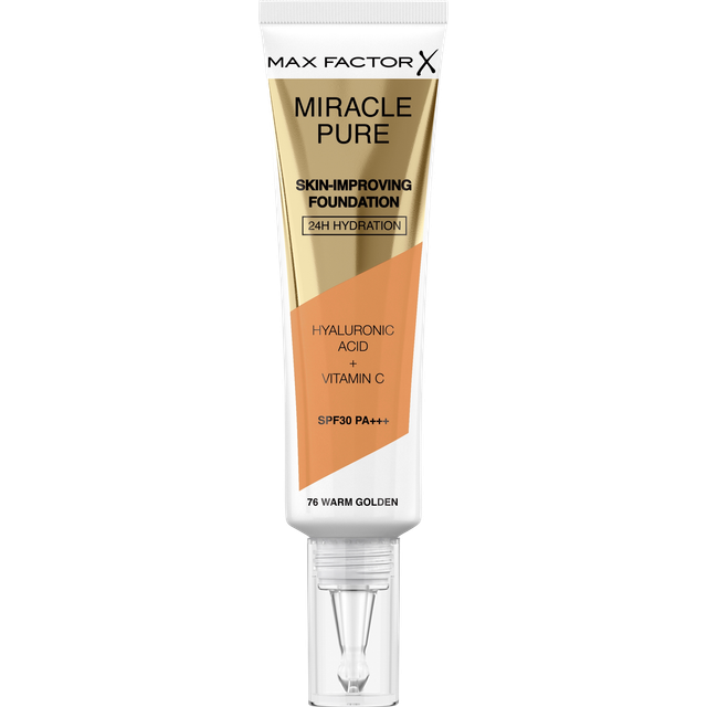 Max Factor Miracle Pure Skin Improving Foundation 76 Warm Golden 30 ml