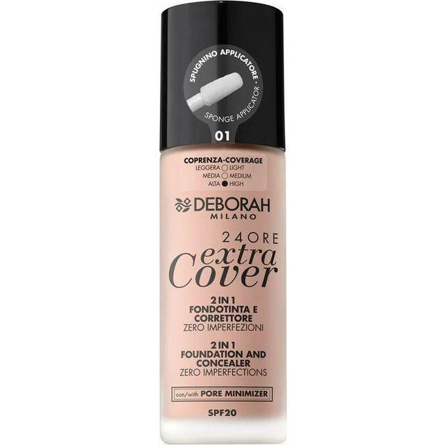 Deborah Milano Cremet Make Up Foundation 24 Ore Extra Cover Nº 01