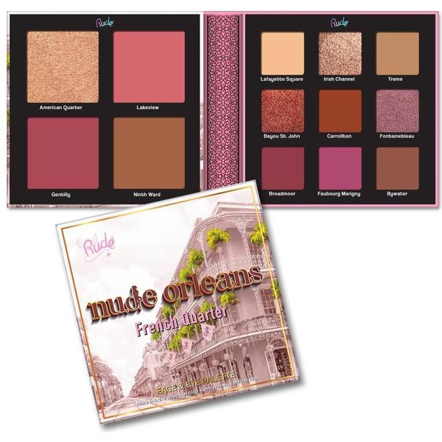 Rude - Nude Orleans Face & Eye Palette