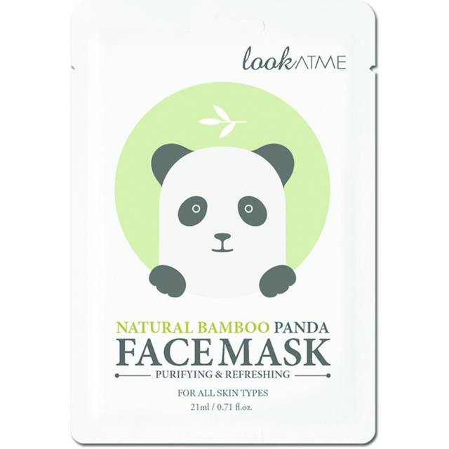 Look At Me Look at me Face Mask, Panda/Natural Bamboo