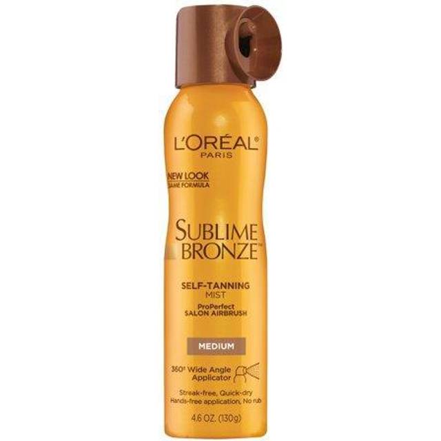 L'Oreal Paris Sublime Bronze Self Tanning Mist  Medium to Natural Spray Tan  4.6 oz