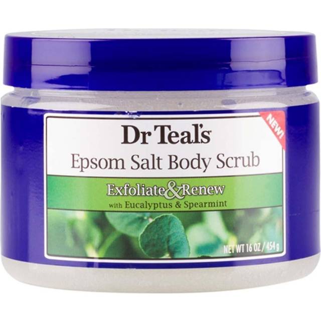 Dr. Teal's, Epsom Salt Body Scrub with Eucalyptus and Spearmint, 16 oz (454 g)