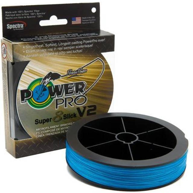 Power Pro Super 8 Slick Version 2 Spectra Line 10lb by 150yds Blue (7687) blå