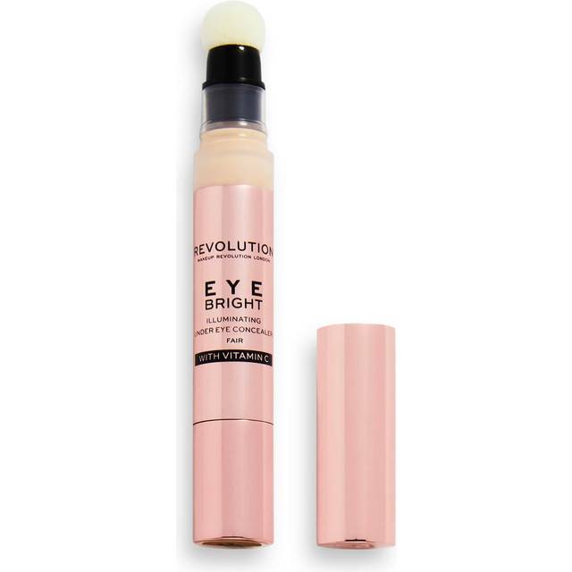 Makeup Revolution Eye Bright Concealer  Buildable Coverage  Dewy Finish  Fair  3ml