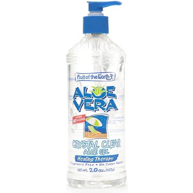 Fruit of the Earth, Aloe Vera, Crystal Clear Aloe Gel, Fragrance Free, 20 oz (567 g)