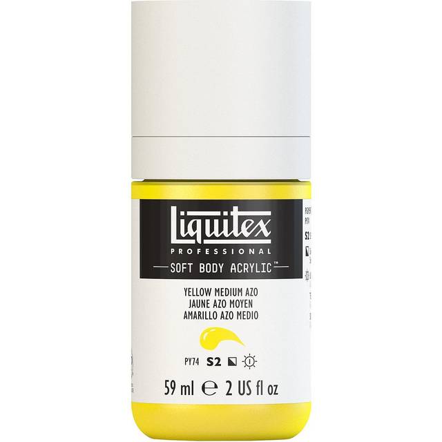 Liquitex Soft Body Acrylic 59ml Yellow Medium Azo
