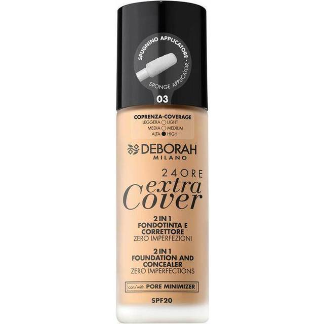 Deborah Milano Cremet Make Up Foundation 24 Ore Extra Cover Nº 03
