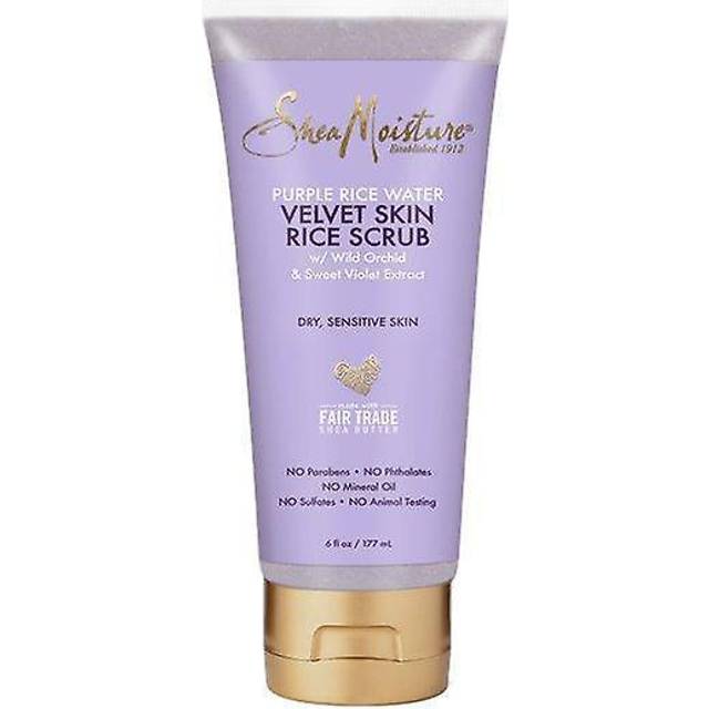 SheaMoisture Purple Rice Water Velvet Skin Rice Scrub 6 oz