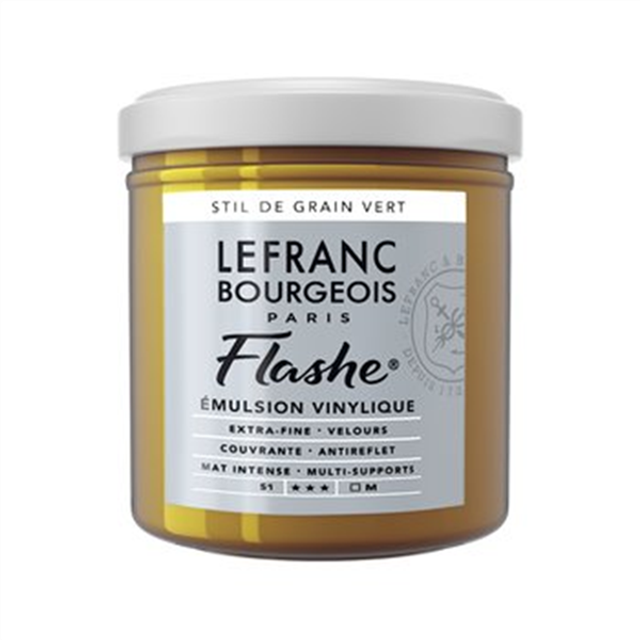 Lefranc & Bourgeois : Flashe : Vinyl Emulsion Paint : 125ml : Stil De Grain Green (730)
