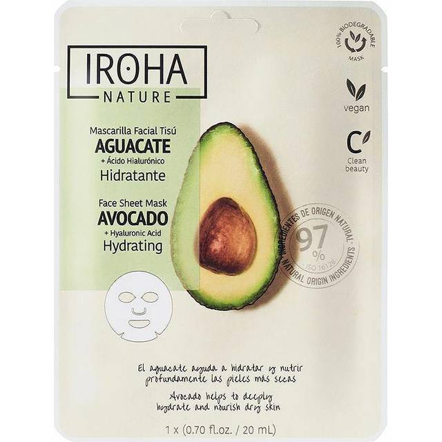 Iroha Nature Mask Avocado + Hyaluronic Acid 20ml