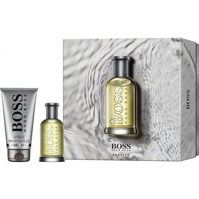 Boss Bottled Eau De Toilette Men's Aftershave Gift Set Spray With Shower Gel 50ml