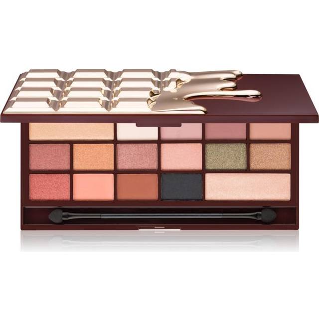 Revolution Beauty I Heart chocolate 24k GOLD eyeshadow palette 22 g