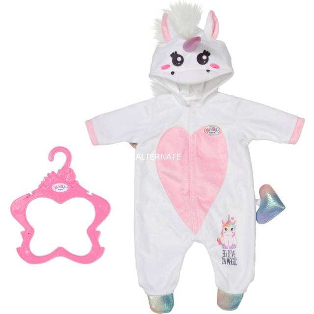 832936 Unicorn Onesie-Fits Dolls up to 43cm-Set Includes All-in-one Onise with Hanger-Suitable for Children Aged 3+ years-832936