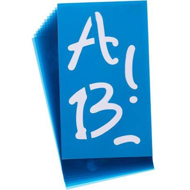 "Alphabet Stencils 100/Pkg-Angelina Script 4"""