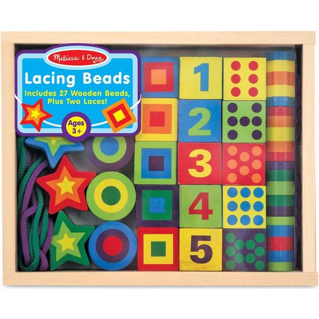 Melissa & Doug Lacing Beads In A Box