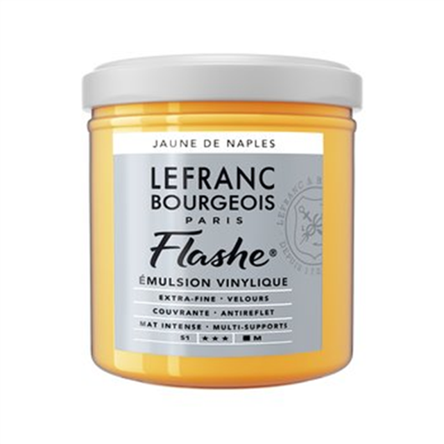 Lefranc & Bourgeois : Flashe : Vinyl Emulsion Paint : 125ml : Naples Yellow (191)