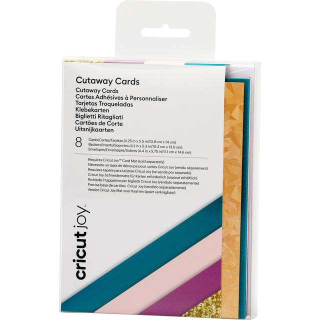 Cricut Cutaway Cards Pack of 8, (A2), L14 x W10.8cm