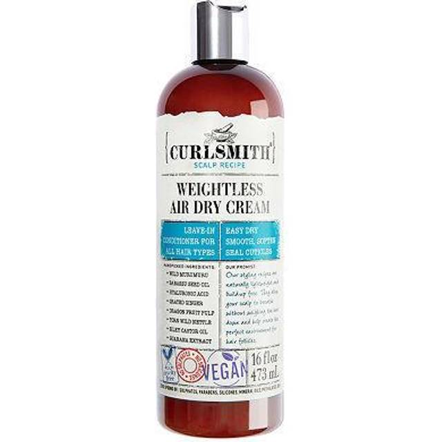 Curlsmith - Weightless Air Dry Cream - Vegan Leave-In Conditioner for Any Hair Type, Smooths Hair (473ml)