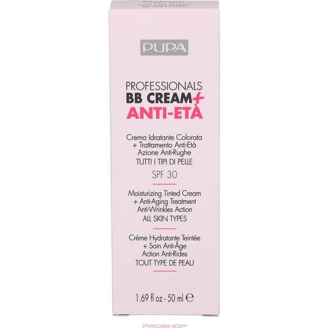 Pupa Professionals BB Cream Anti-Eta SPF30 #002 Sand All Skin Types Oil Free 50 ml