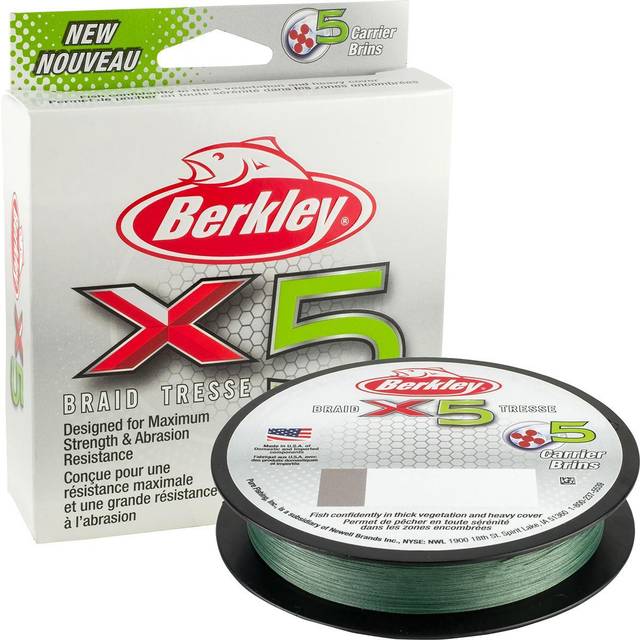 Berkley X5 Braid flätlina low-vis green 0.140 mm x 150 m